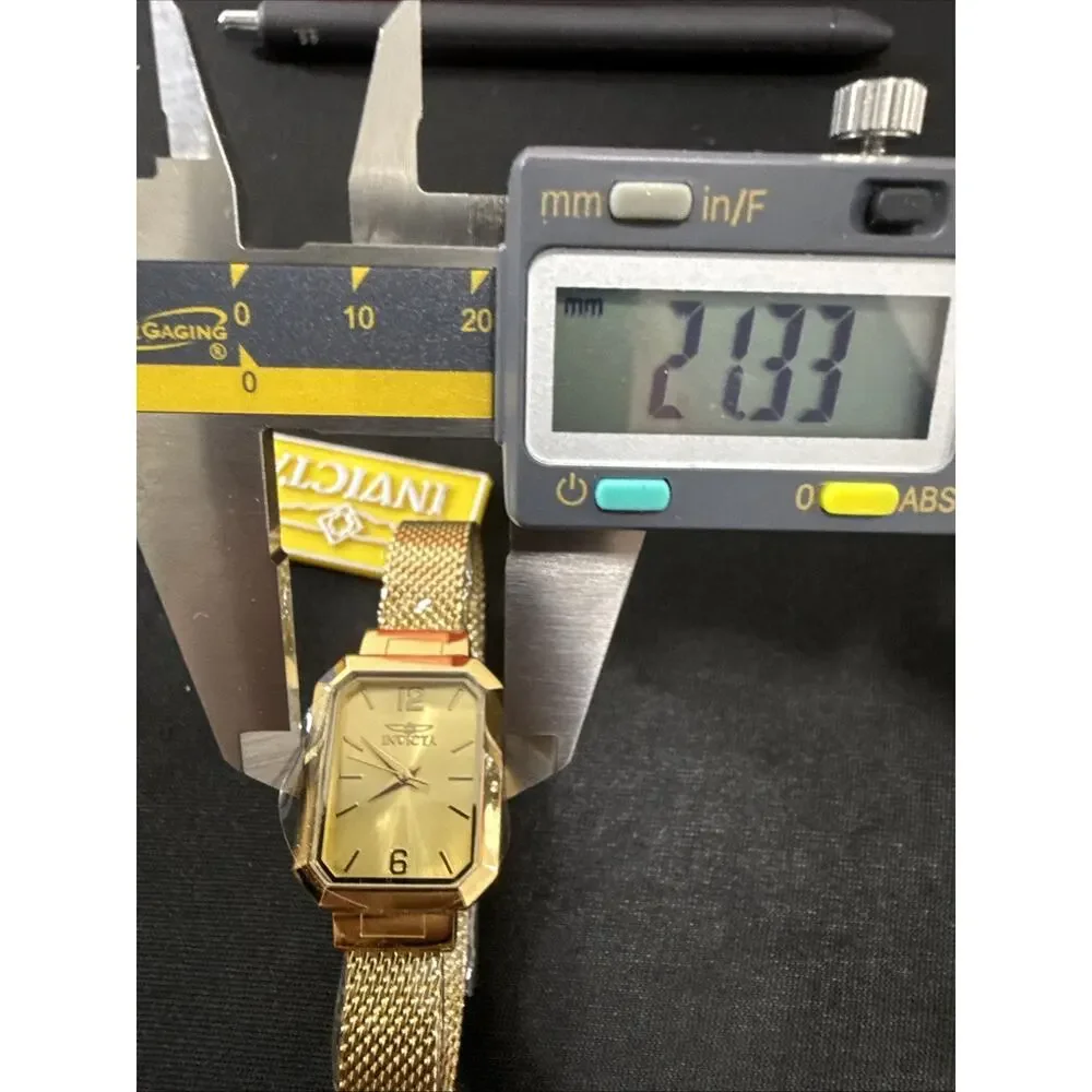 Invicta Angel Pixie Women's Watch - 21mm, Gold New Battery New In Box